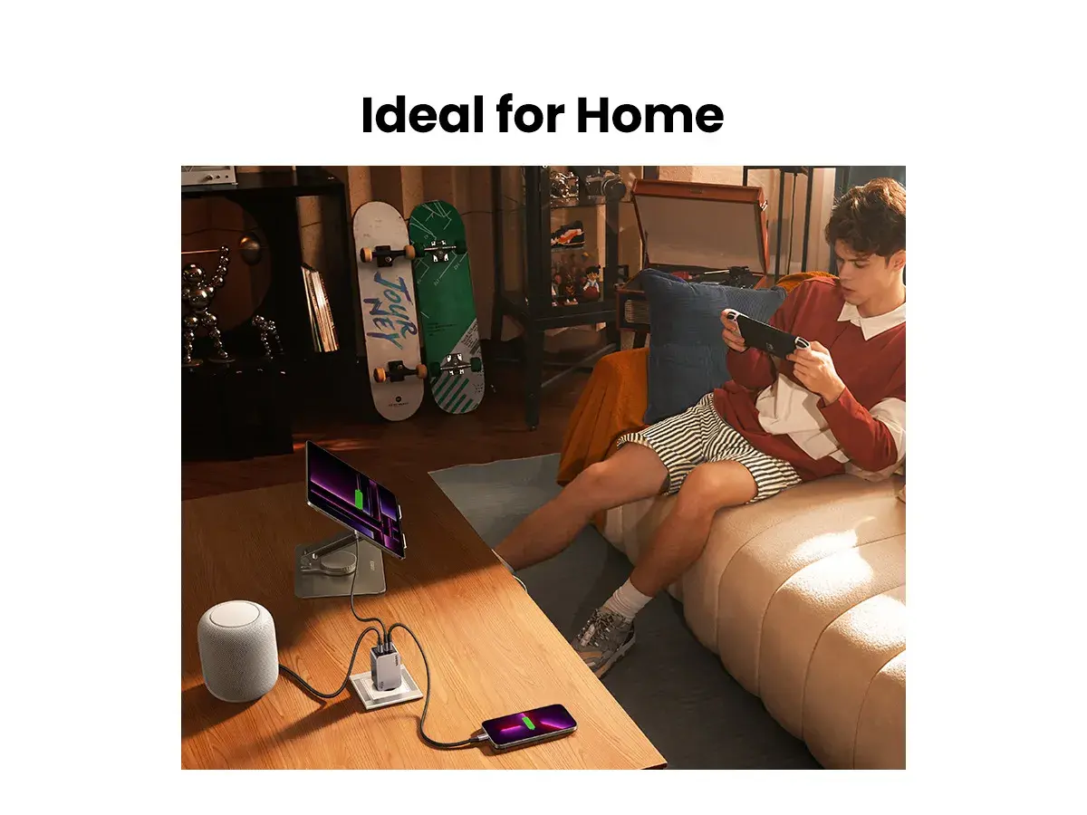 UGREEN Nexode Pro 100W GaN Charger 3-Port PD Fast Charger MacBook iPhone iPad Laptop USB-C Wall Charger Desktop (EU Pins) 25874 - Image 9