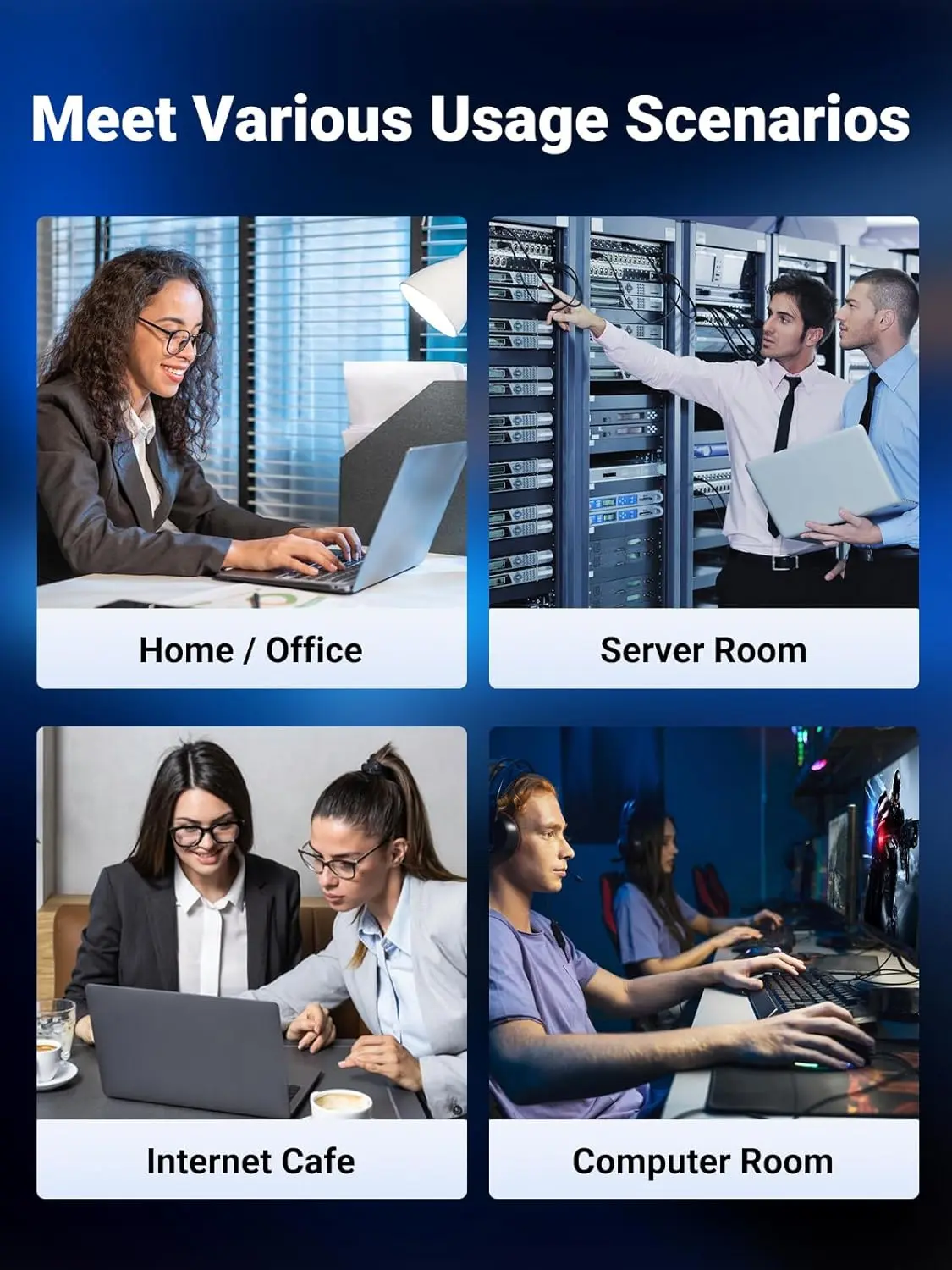 UGREEN 10M Cat 8 Ethernet Cable High Speed 40Gbps 2000MHz Braided Heavy Duty RJ45 Router PS5 Xbox Laptop PC 30795 - Image 4