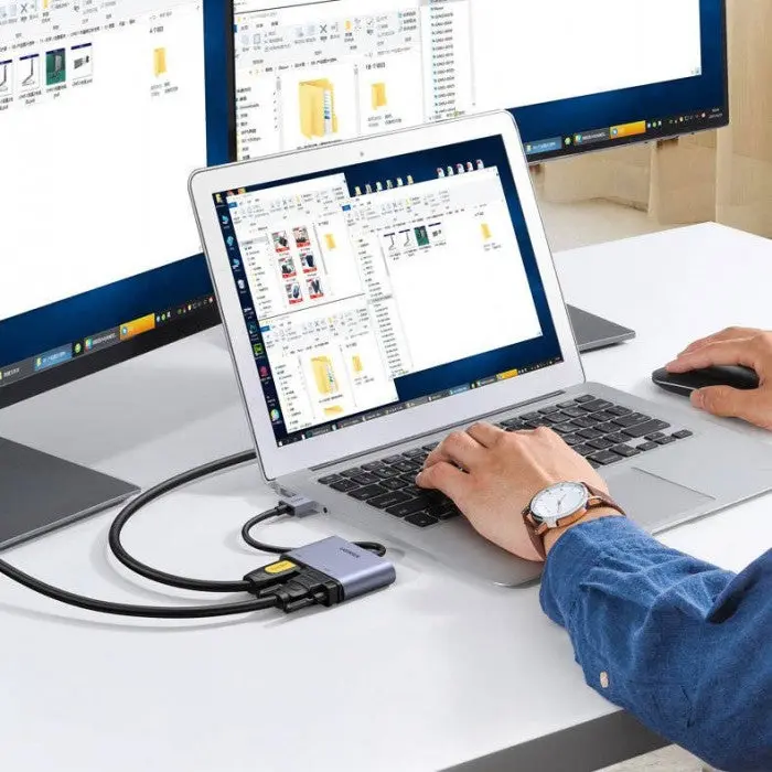 UGREEN USB 3.0 to HDMI VGA Adapter 15cm Aluminum Multiport Converter 1080P HD Video Laptop PC Monitor Projector 20518 - Image 10