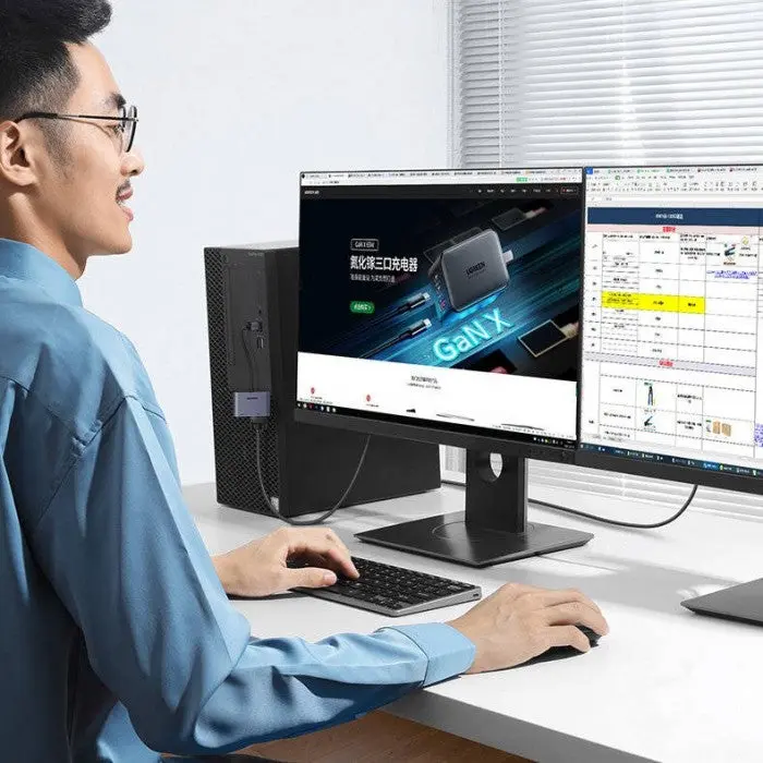 UGREEN USB 3.0 to HDMI VGA Adapter 15cm Aluminum Multiport Converter 1080P HD Video Laptop PC Monitor Projector 20518 - Image 7