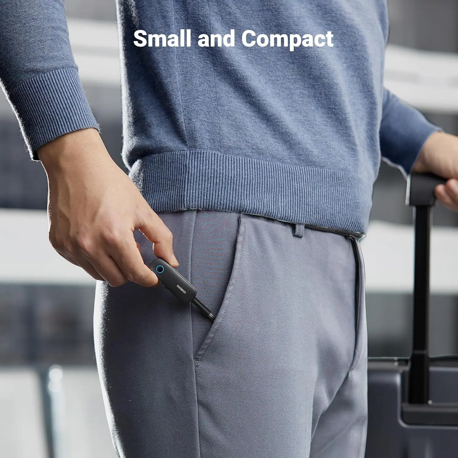 UGREEN 2-in-1 Bluetooth 5.0 Transmitter Receiver Wireless 3.5mm AUX Audio Adapter Low Latency Car TV PC Headphones 80893 - Image 8