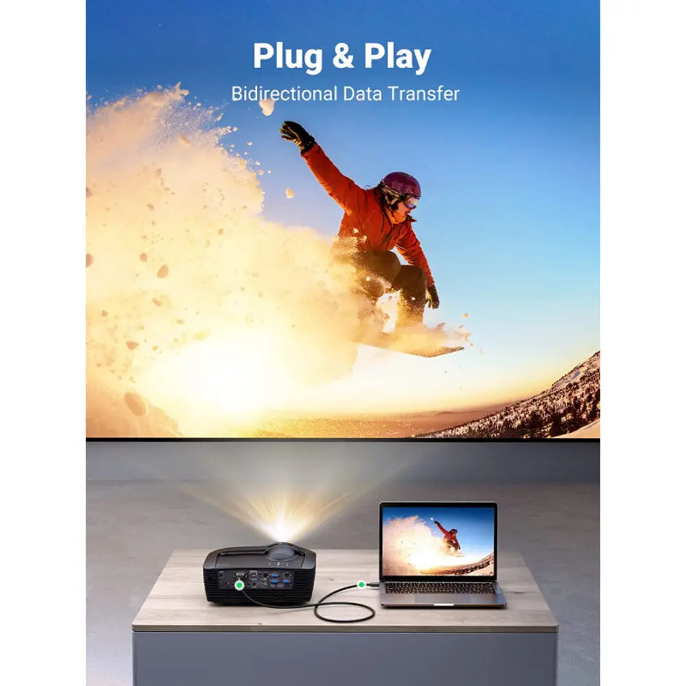 UGREEN  2M HDMI to DVI Cable Bi-Directional DVI-D 24+1 1080P Full HD Monitor Projector Graphics Card (10135) - Image 4