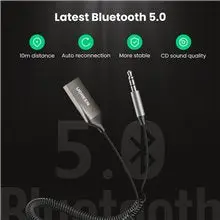 UGREEN Bluetooth 5.3 Car AUX Receiver 3.5mm Wireless Audio Adapter Hands-Free Calling HiFi Music Streaming (70601) - Image 5