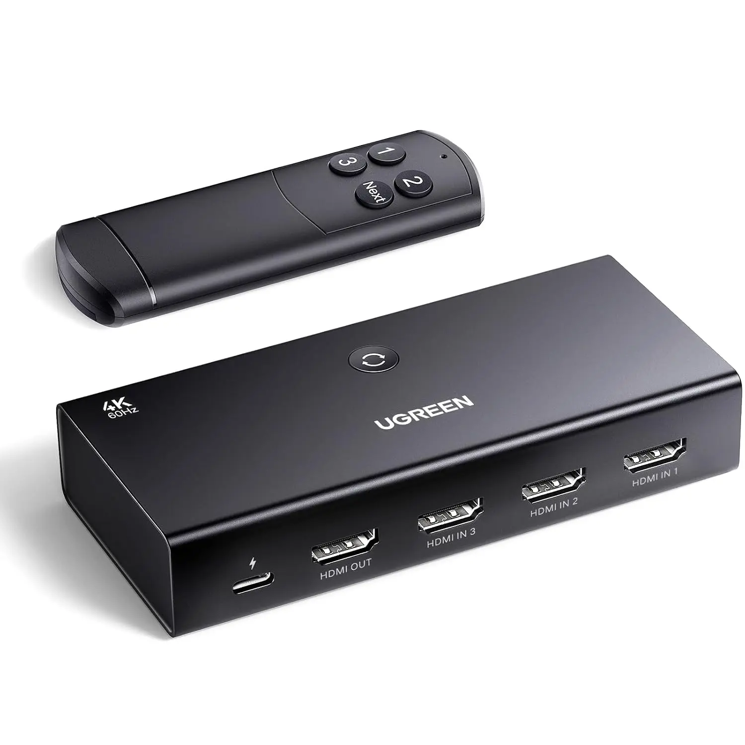 UGREEN 3-in-1 HDMI Switch 4K 60Hz with Remote Control 3 Port HDMI Switcher Box Auto Switching Gaming Console TV 15376 - Image 8