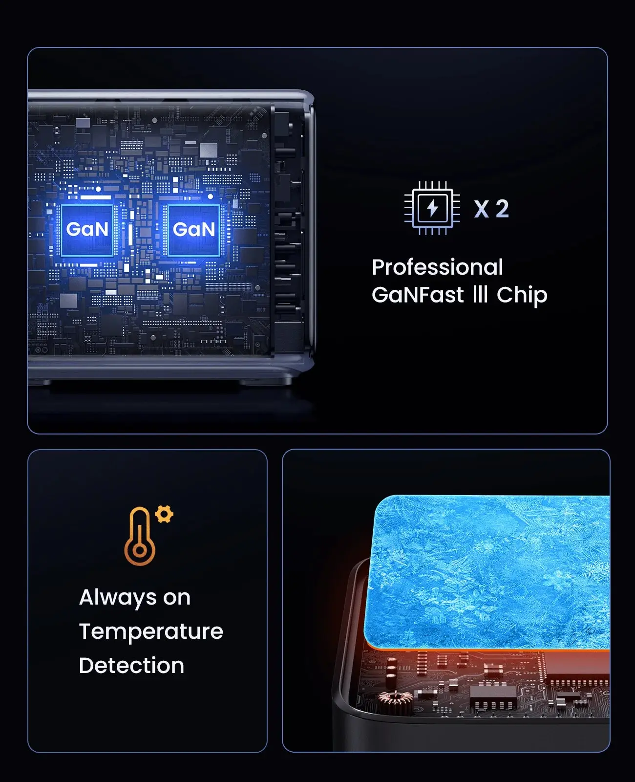 UGREEN Nexode 300W USB-C GaN Charger 5-Port Desktop Station 4 USB-C 1 USB-A MacBook Pro iPhone 15 iPad Steam Deck 90903B - Image 6