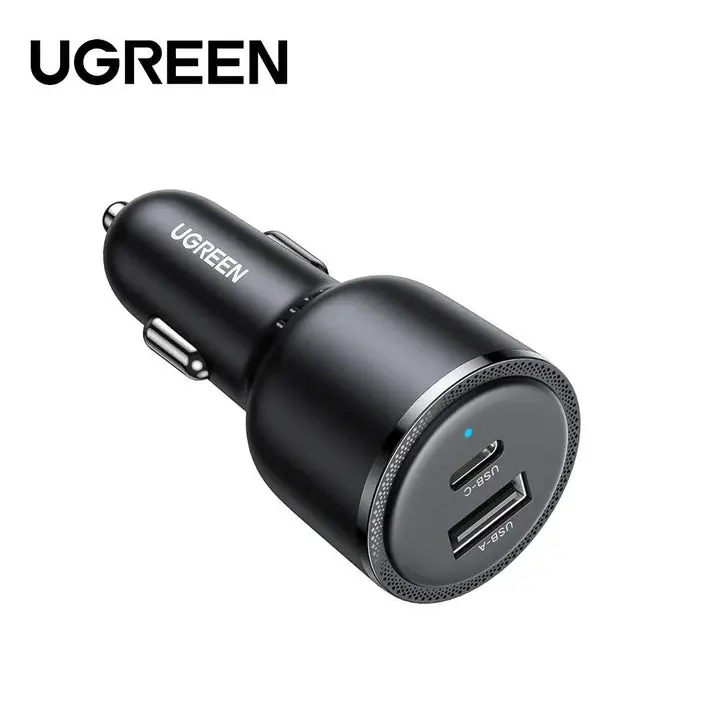 UGREEN 63W USB C Car Charger PD 45W PPS QC3.0 18W Fast Charging iPhone 15/14 iPad MacBook Samsung Galaxy S25/S24 (35023) - Image 3