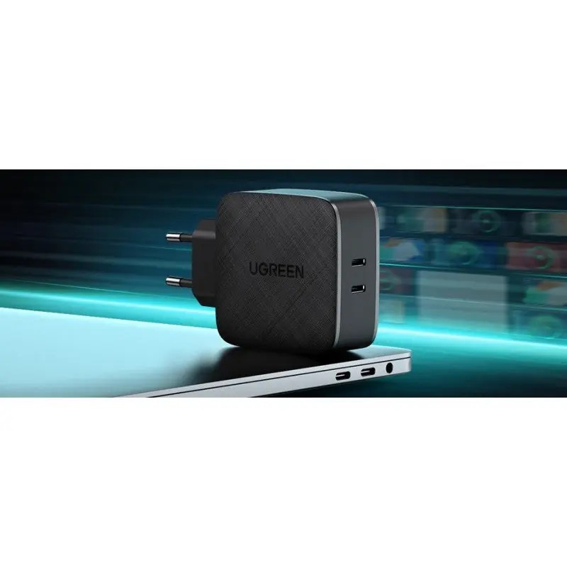 UGREEN 66W 2-Port USB C PD Charger PPS 20W MacBook Pro Air iPad Pro iPhone 13 12 Pro Dell XPS Surface Galaxy S21 (70867/EU) - Image 3