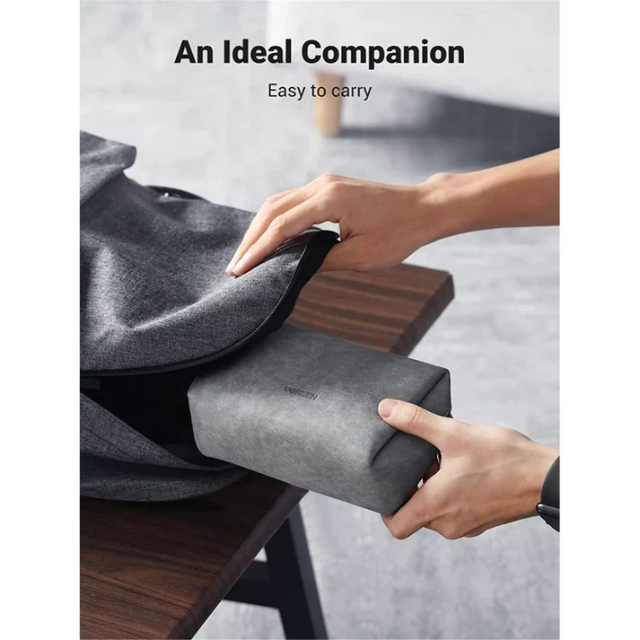 UGREEN Electronics Accessories Storage Bag with Lanyard (Gray)(80520) - Image 6