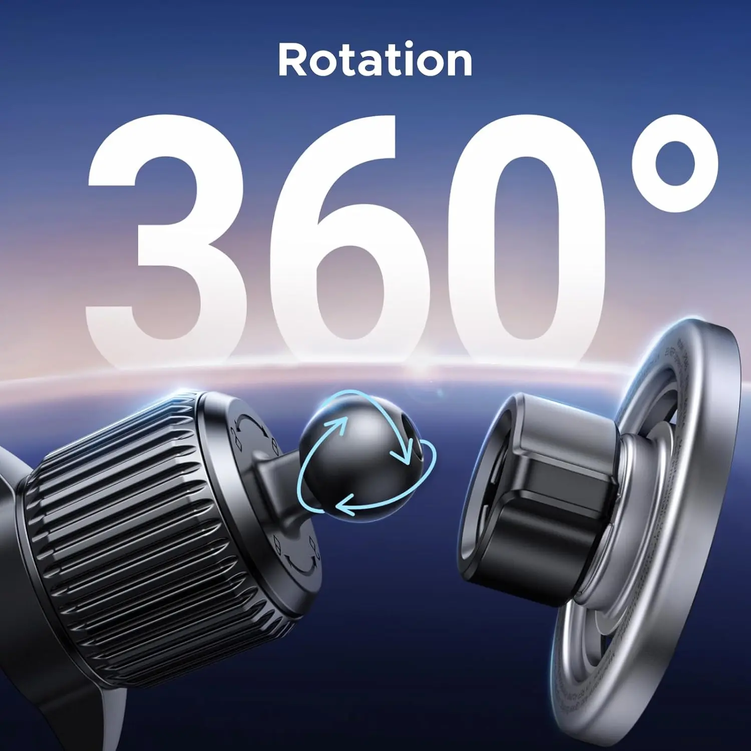 UGREEN Car Phone Mount MagSafe Air Vent Magnetic Phone Holder iPhone 16 15 14 13 12 Pro Max Strongest Magnet Grey (65764) - Image 5