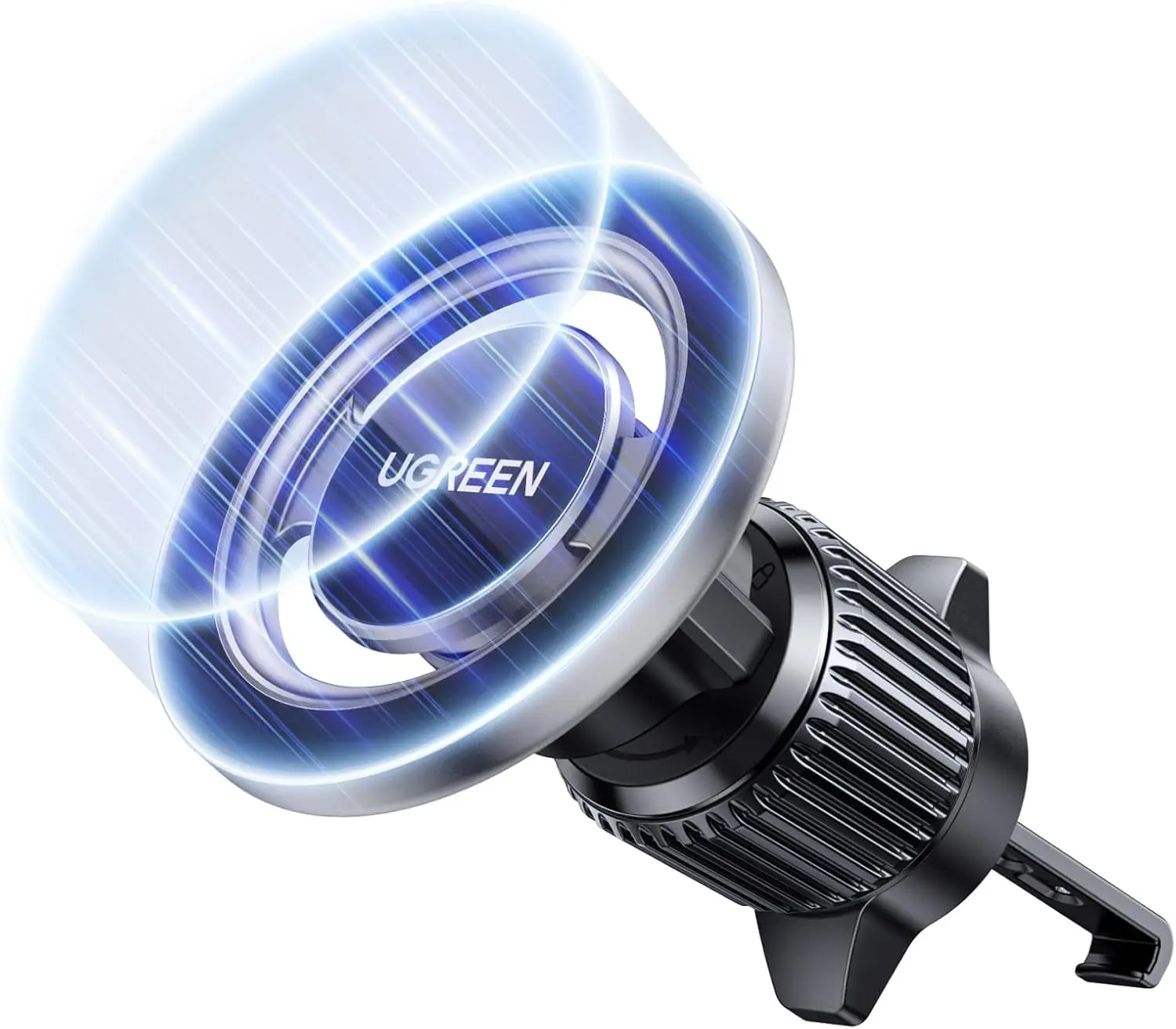 UGREEN Car Phone Mount MagSafe Air Vent Magnetic Phone Holder iPhone 16 15 14 13 12 Pro Max Strongest Magnet Grey (65764) - Image 8