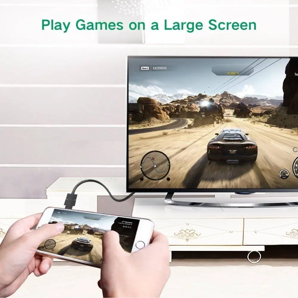 UGREEN Micro HDMI to HDMI Adapter Male to Female Converter Camera Tablet Graphics Card HDTV Projector Video 20106 - Image 5