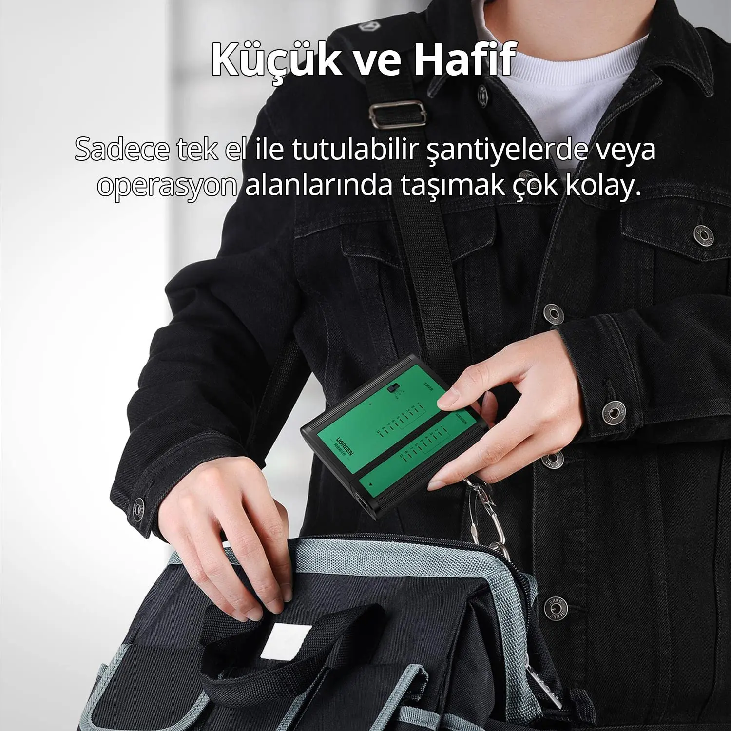 UGREEN Network Cable Tester LAN RJ45 RJ11 BNC Coaxial Ethernet Phone Cable Tester Remote Unit LED Indicators 10950 - Image 9