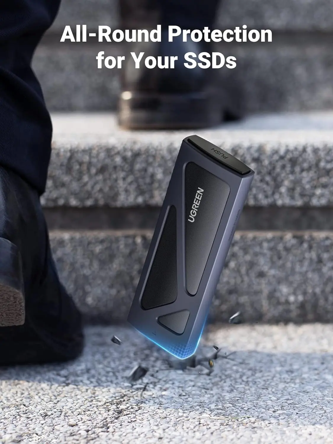 UGREEN NVMe M.2 SSD Enclosure USB 3.2 Gen 2 10Gbps High Speed Aluminum Portable M.2 to USB-C 2230 2242 2260 2280 15512 - Image 8