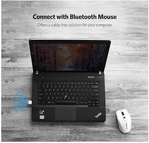 UGREEN USB Bluetooth 4.0 Adapter Dongle Receiver PC Windows 10/8.1/8/7/XP Desktop Laptop Mouse Keyboard Headsets Speakers 30524 - Image 6