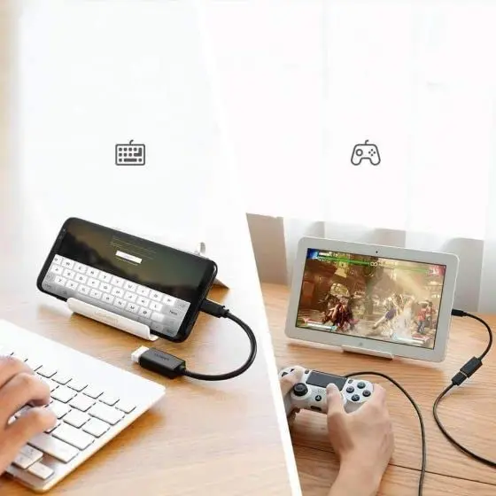 UGREEN USB C Male to USB 3.0 A Female Adapter Type C OTG Cable MacBook Pro Samsung Galaxy S10 S9 Note 9 Google Pixel (30701) - Image 6