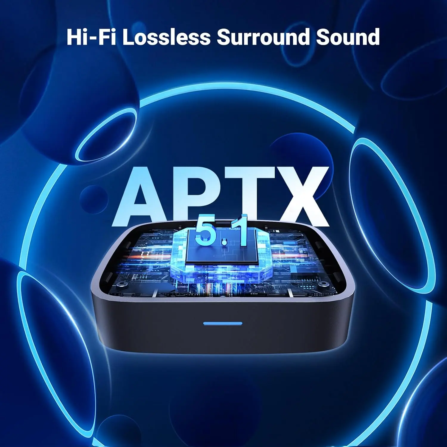 UGREEN Wireless Bluetooth 5.1 Receiver 2RCA aptX LL 3.5mm AUX Jack Music Adapter TV Car Audio Streaming 40759 - Image 7